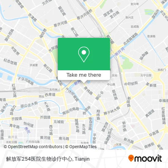 解放军254医院生物诊疗中心 map