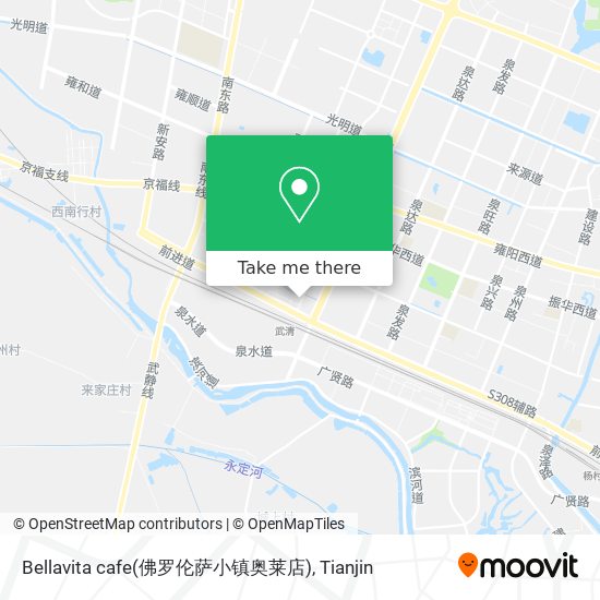 Bellavita cafe(佛罗伦萨小镇奥莱店) map