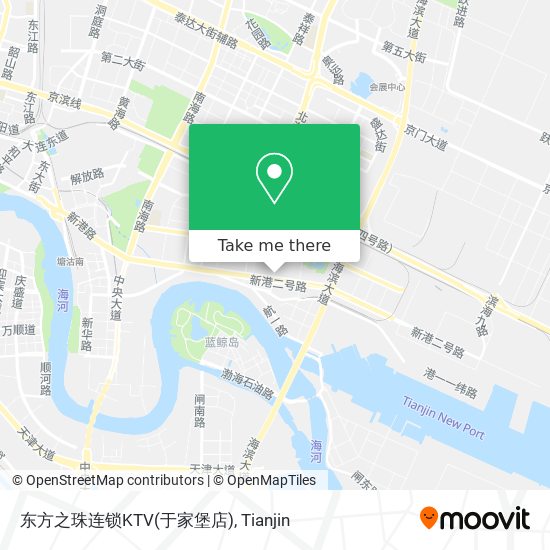 东方之珠连锁KTV(于家堡店) map