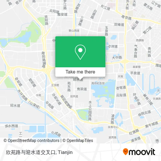 欣苑路与迎水道交叉口 map