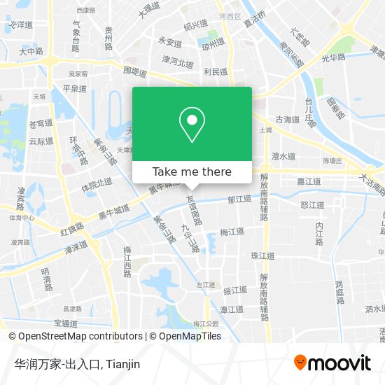 华润万家-出入口 map