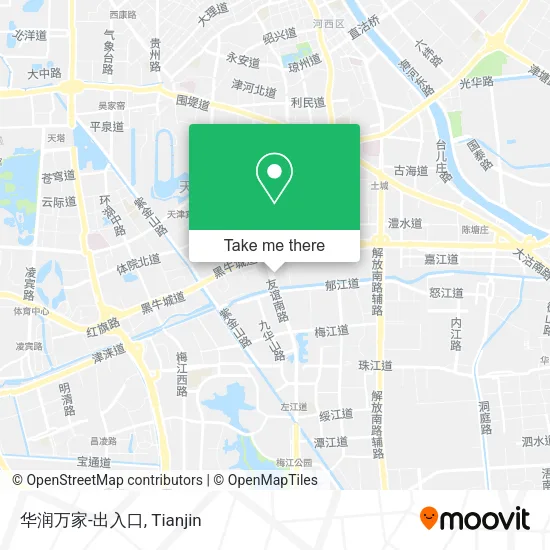 华润万家-出入口 map