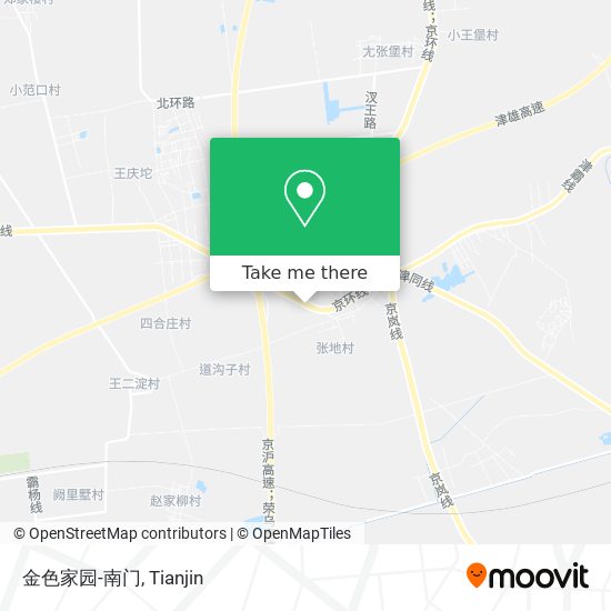金色家园-南门 map