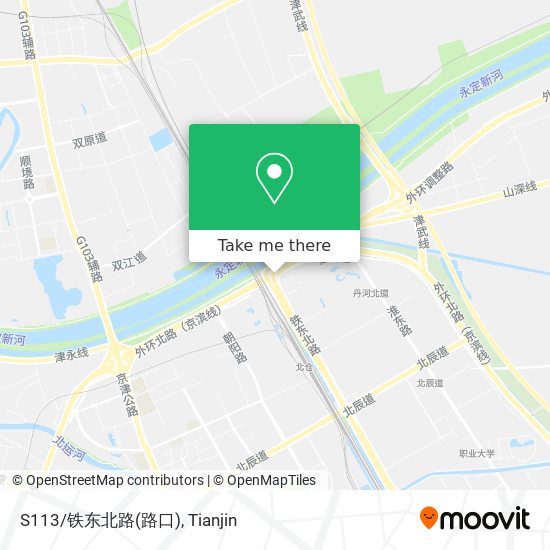 S113/铁东北路(路口) map