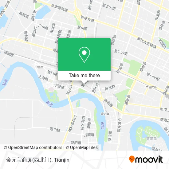 金元宝商厦(西北门) map