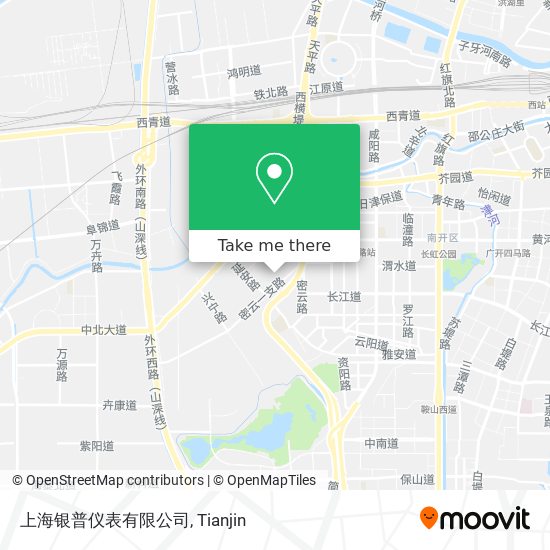 上海银普仪表有限公司 map
