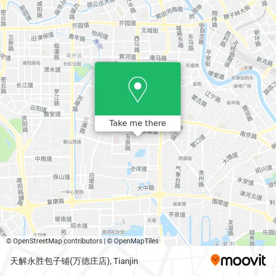 天解永胜包子铺(万德庄店) map