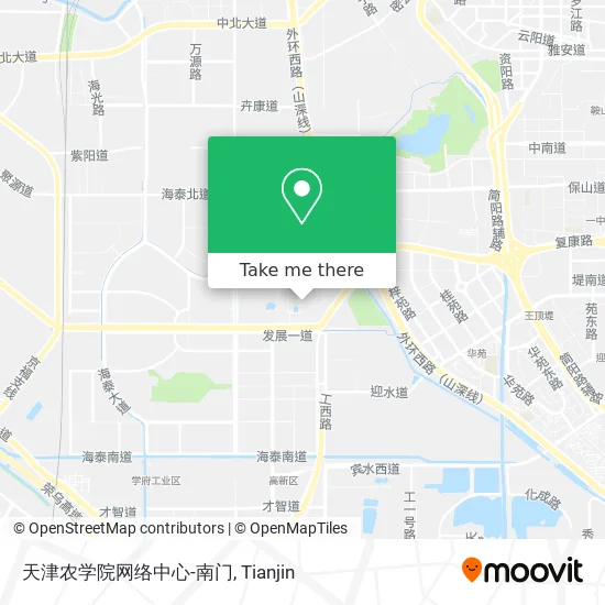 天津农学院网络中心-南门 map