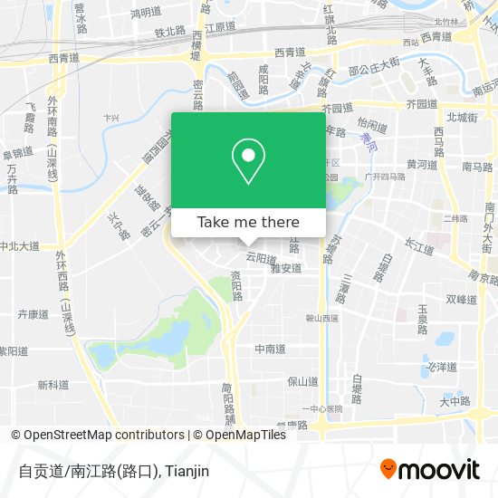 自贡道/南江路(路口) map