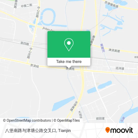 八堡南路与津塘公路交叉口 map