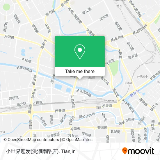 小世界理发(洪湖南路店) map