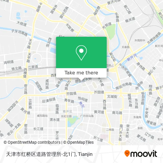 天津市红桥区道路管理所-北1门 map