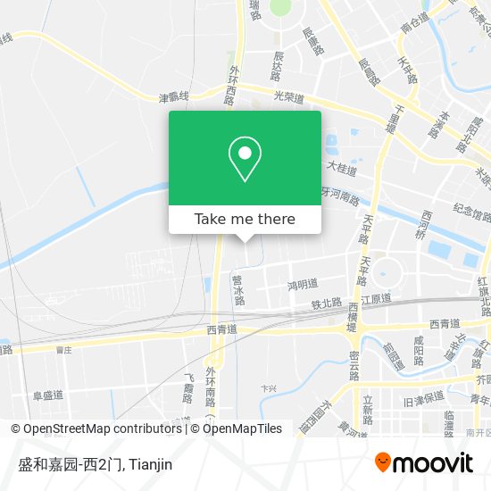 盛和嘉园-西2门 map