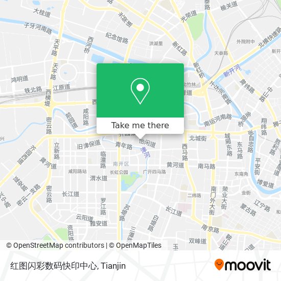 红图闪彩数码快印中心 map
