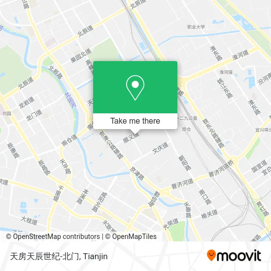 天房天辰世纪-北门 map