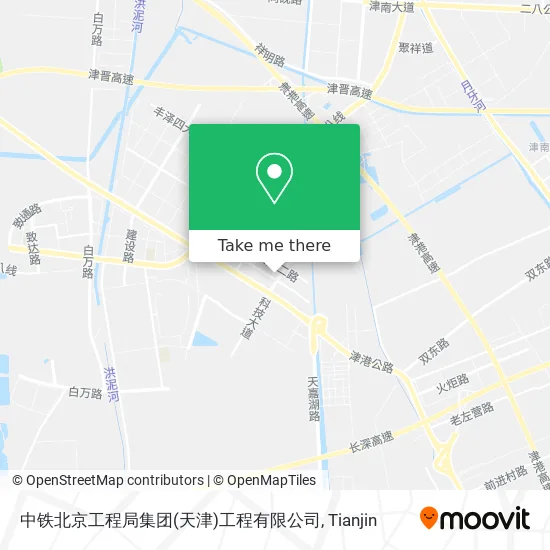 中铁北京工程局集团(天津)工程有限公司 map