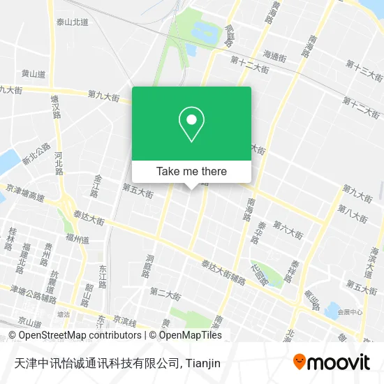 天津中讯怡诚通讯科技有限公司 map