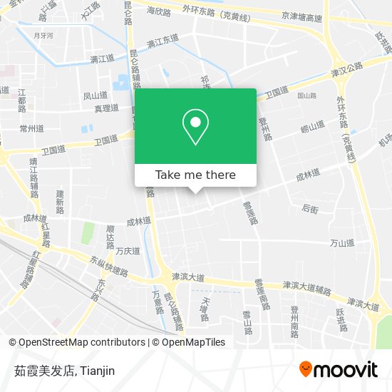 茹霞美发店 map