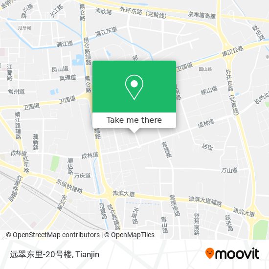 远翠东里-20号楼 map