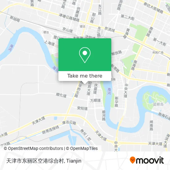 天津市东丽区空港综合村 map