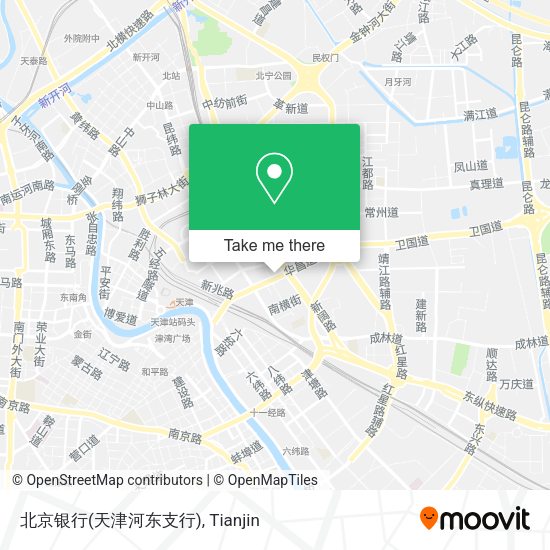 北京银行(天津河东支行) map