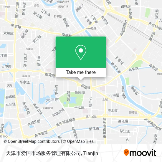 天津市爱国市场服务管理有限公司 map