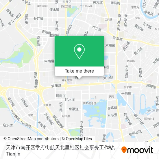 天津市南开区学府街航天北里社区社会事务工作站 map