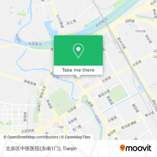 北辰区中医医院(东南1门) map
