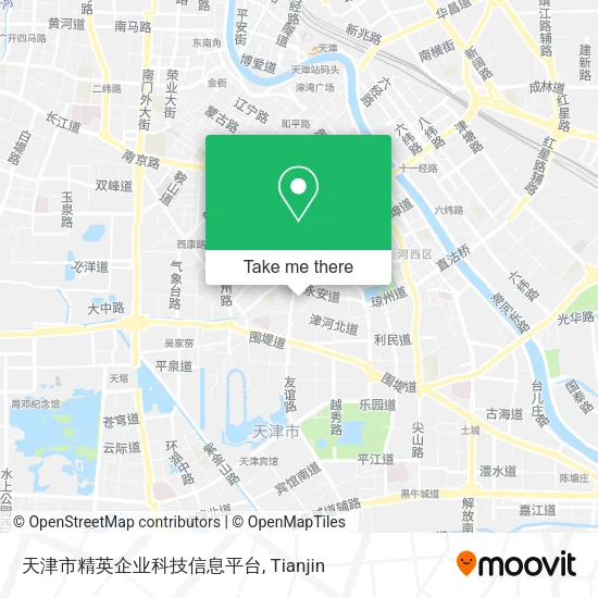 天津市精英企业科技信息平台 map