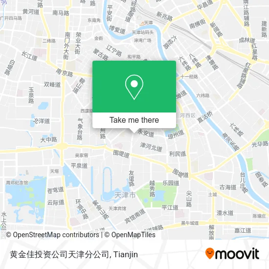 黄金佳投资公司天津分公司 map