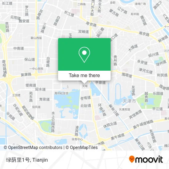 绿荫里1号 map