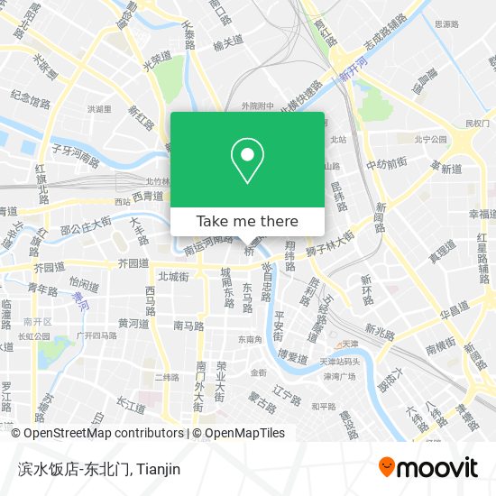 滨水饭店-东北门 map