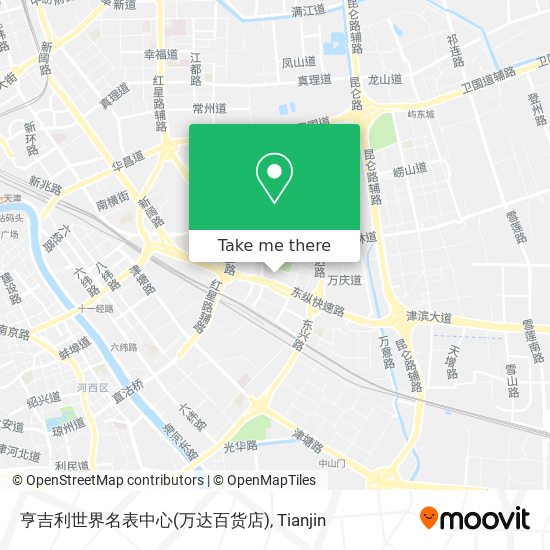 亨吉利世界名表中心(万达百货店) map