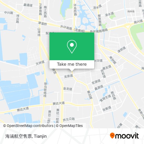 海涵航空售票 map