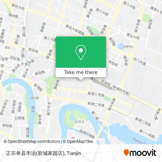 正宗单县羊汤(新城家园店) map