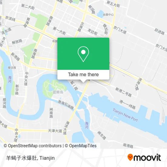 羊蝎子水爆肚 map