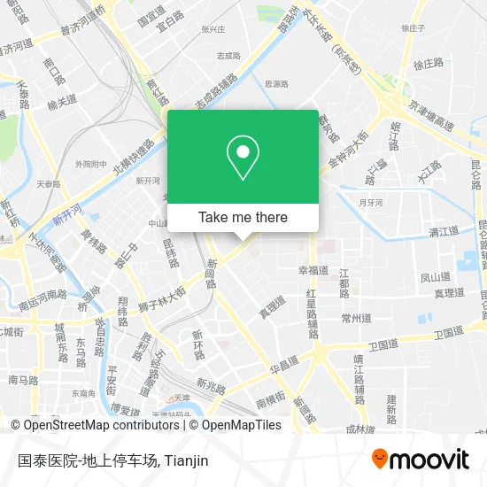 国泰医院-地上停车场 map