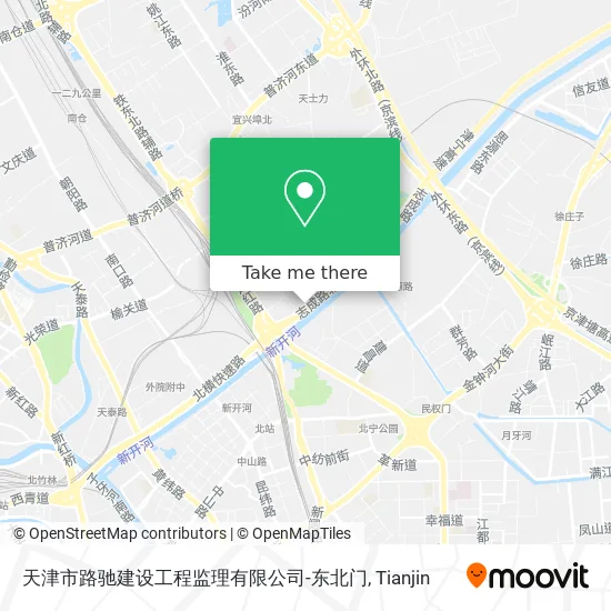 天津市路驰建设工程监理有限公司-东北门 map
