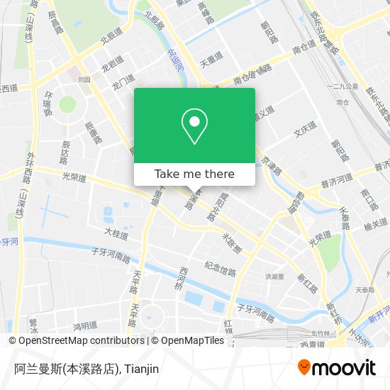 阿兰曼斯(本溪路店) map