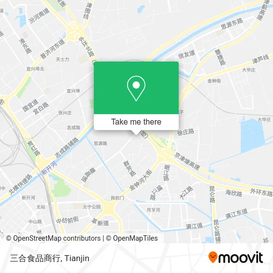 三合食品商行 map
