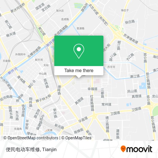 便民电动车维修 map