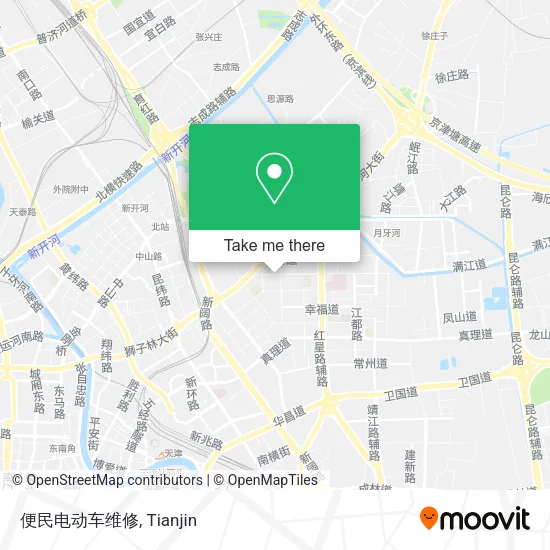 便民电动车维修 map