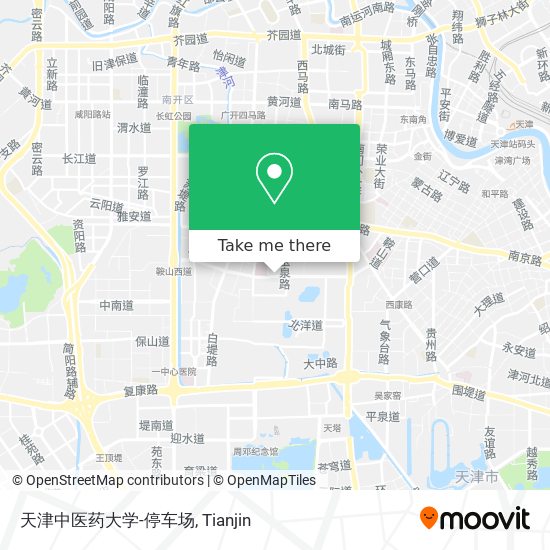 天津中医药大学-停车场 map