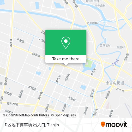 D区地下停车场-出入口 map