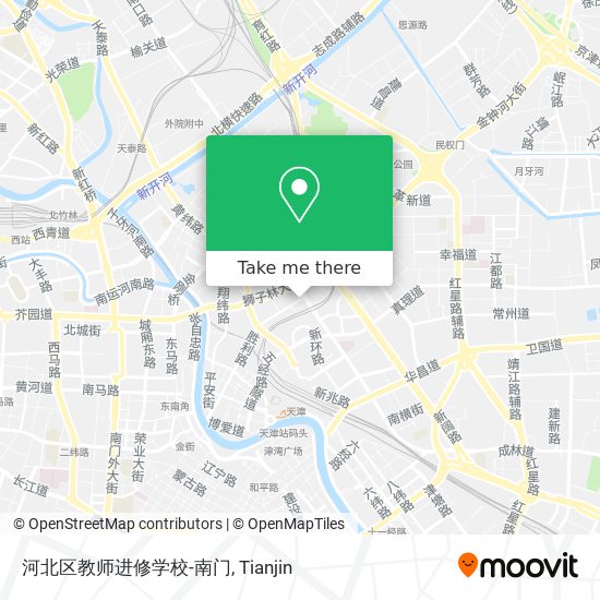 河北区教师进修学校-南门 map