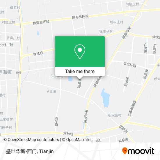 盛世华庭-西门 map