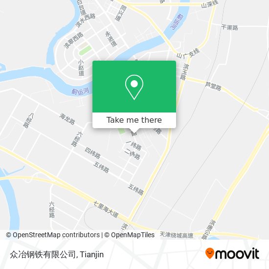 众冶钢铁有限公司 map