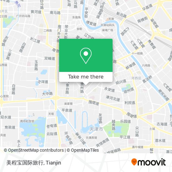 美程宝国际旅行 map