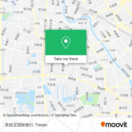 美程宝国际旅行 map