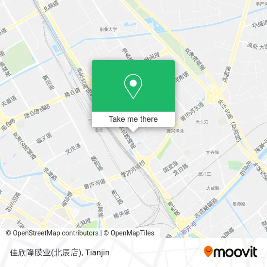 佳欣隆膜业(北辰店) map